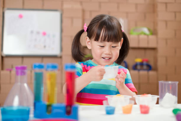 istock toddler girl play science experiments for homeschooling 1256383540