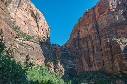 Rocky mountains in Zion National Park