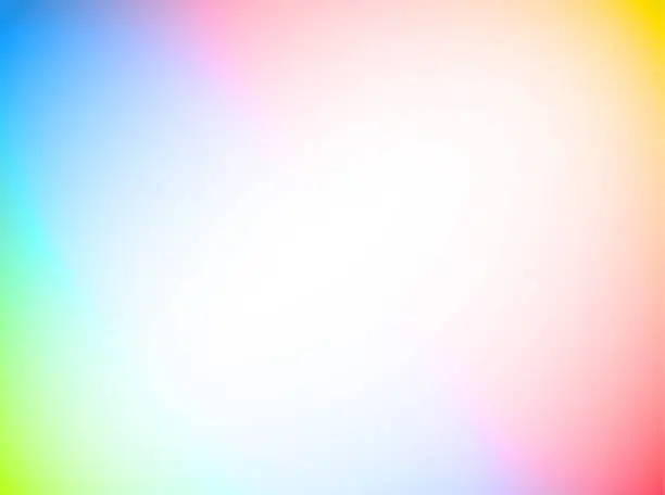 Vector illustration of Bright abstract rainbow background