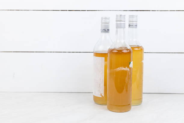 istock Homemade Elderberry Syrup in the bottles with copy space 1256385451