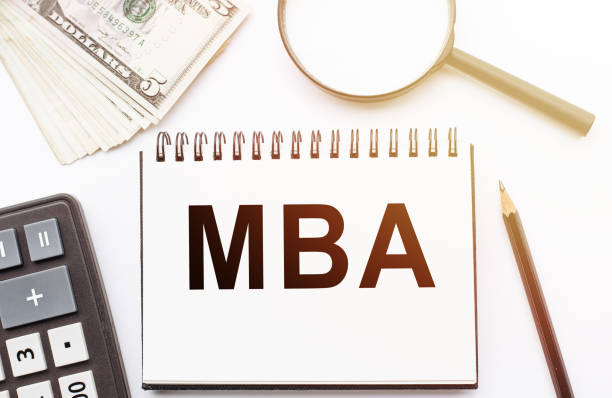 istock Word writing text MBA. Business concept for Master of Business Administration 1256397890