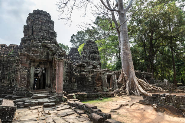 istock Banteay Kdei temple in Angkor Wat 1256398961