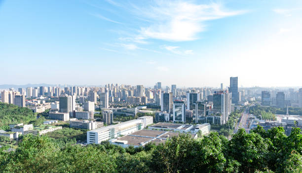 istock Modern architecture in Yubei District, Chongqing, China 1256407287