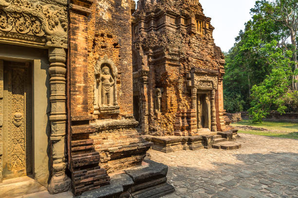 istock Preah Ko temple in Angkor Wat 1256412760