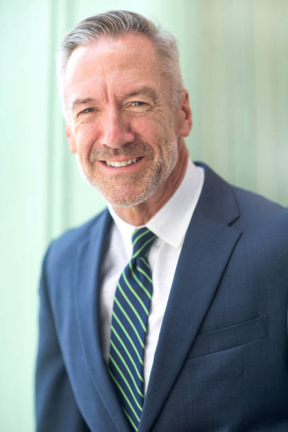 istock Handsome mature businessman at work 1256417531