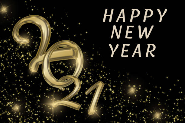 istock Happy New Year 2021 background. 1256422091