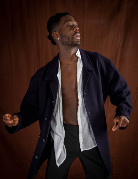 istock Young West African man enjoying dancing. 1256426326