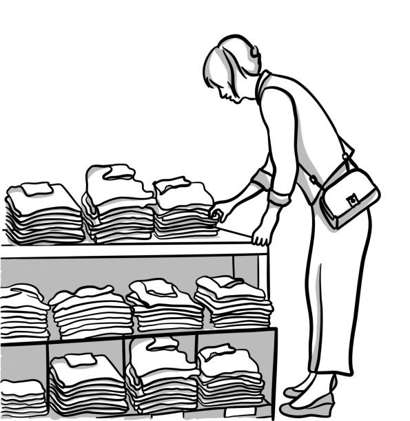 Put Away Clothes Clipart Black And White