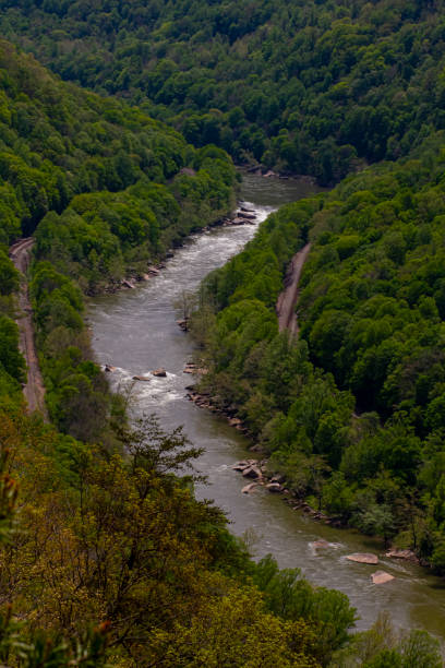 ニューリバー渓谷の一部, ウェストバージニア州. - ohio river valley 写真 ストックフォトと画像