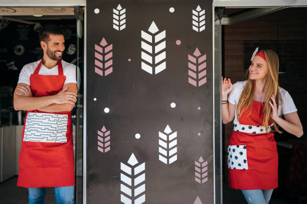 istock Portrait of young bakers 1256444359