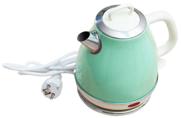 istock Image of new teapot over white background 1256450456