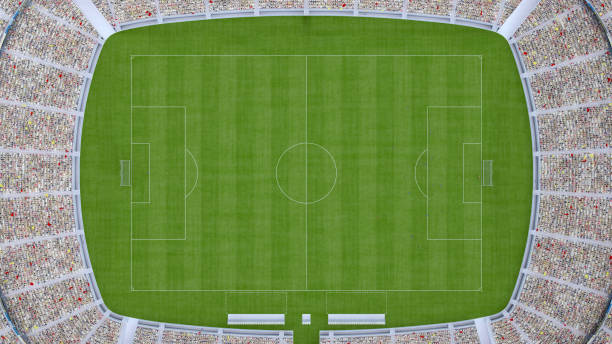 football field 3d rendering