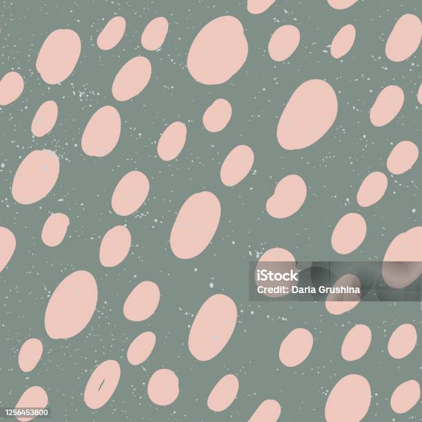 Spots Pattern Design Hand Drawn Spots Seamless Pattern Great Design For Any Purposes ...