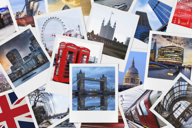 collage de londres - clock tower photos photos et images de collection