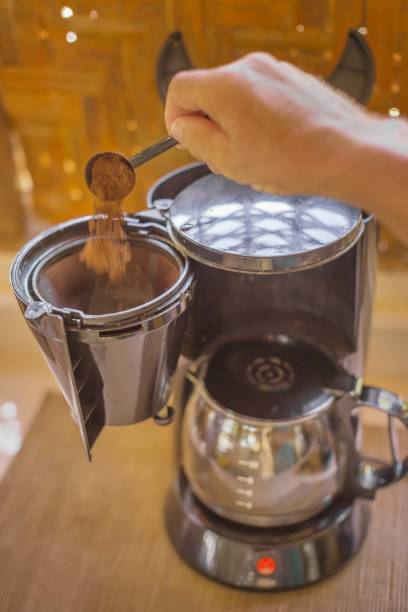 istock coffee machine get prepared to brew up 1256461819