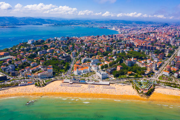 istock Spanish port city Santander 1256467076