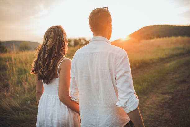 istock Loving couple outdoors 1256477141
