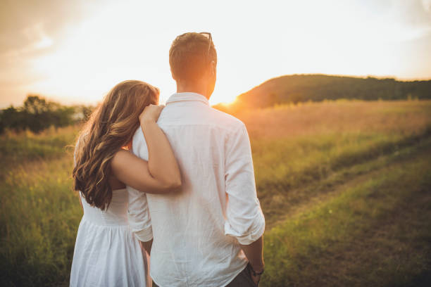 istock Loving couple outdoors 1256477866