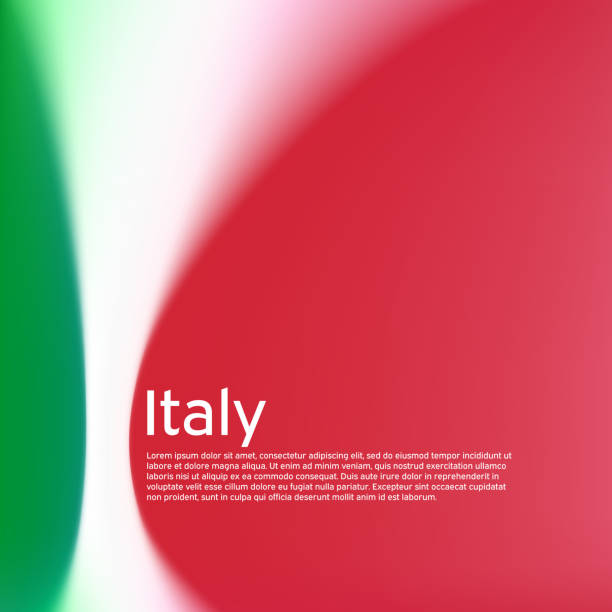 Italy flag background. Blurred patterns in the colors of the italian flag. National poster, banner of italy. State patriotic poster, business booklet, flyer. Vector tricolor design Italy flag background. Blurred patterns in the colors of the italian flag. National poster, banner of italy. State patriotic poster, business booklet, flyer. Vector tricolor design italy flag drawing stock illustrations