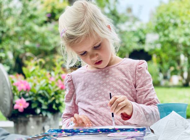 istock Homeworking schoolgirl 1256478365