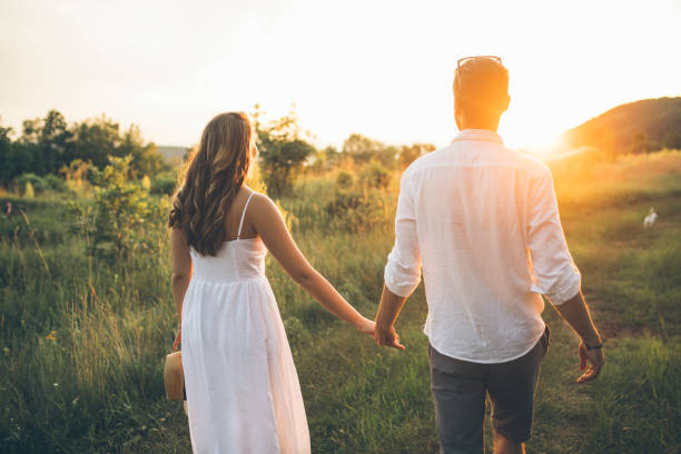 istock Loving couple outdoors 1256481003