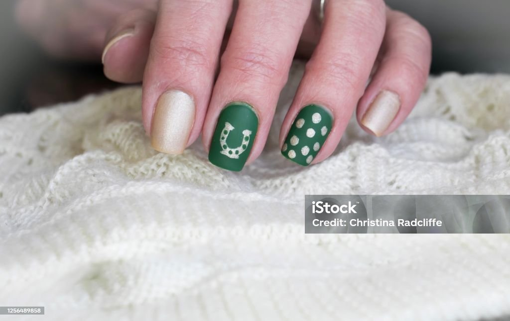Lucky Horseshoe Nail Art Design Stock Photo - Download Image Now - Fingernail, Horseshoe, St. Patrick's Day - iStock Lucky Horseshoe Nail Art Design Stock Photo - Download Image Now - Fingernail, Horseshoe, St. Patrick's Day - iStock