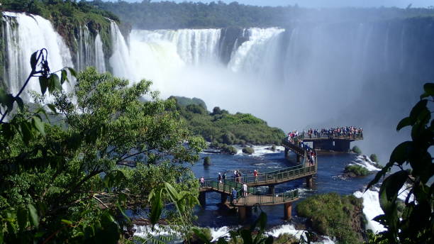 istock Waterfalls at Iguazu 1256495206