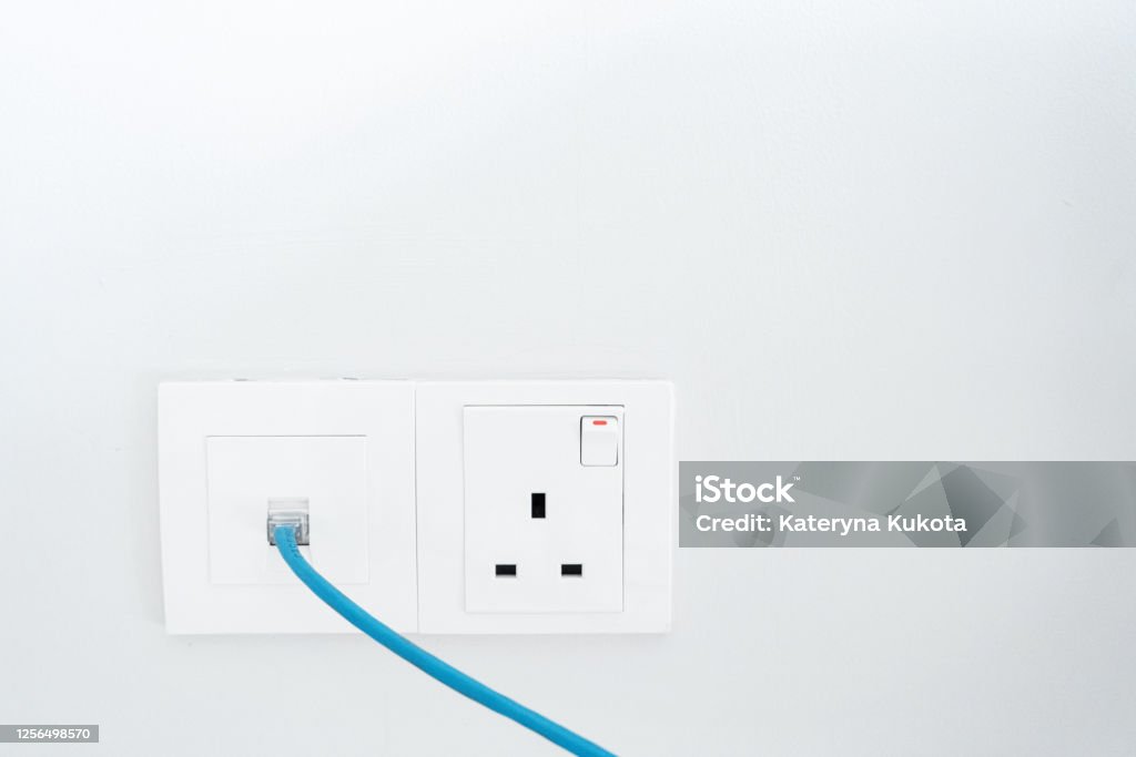 Power Socket And Internet Socket Socket Malaysian Type Socket With ...