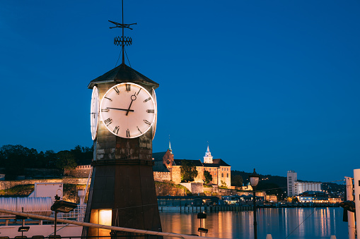 Beautiful Zytglogge Clocktower In Center Of Bern, Switzerland