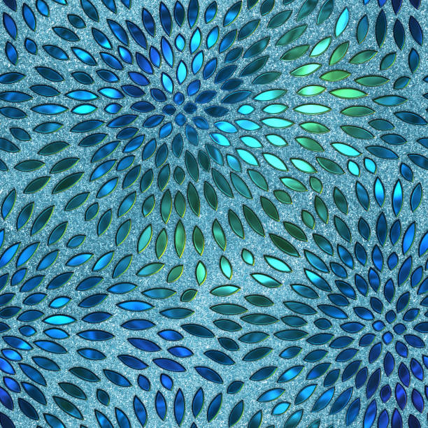 3D render, motif pattern