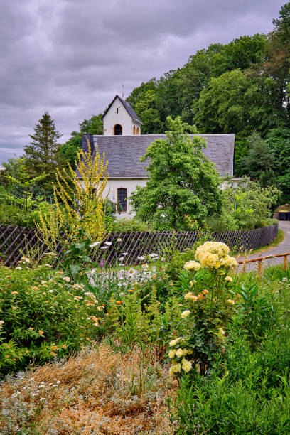 istock Dramatic cloudy sky over the listed 