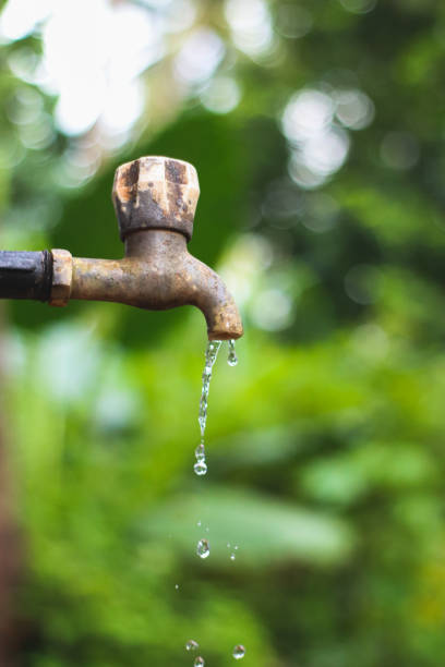 istock Water dripping from the tap 1256519434