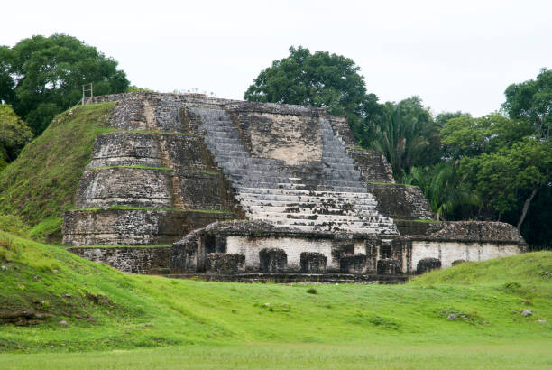 istock Altun Ha Mayan Ancient City Pyramid 1256520722