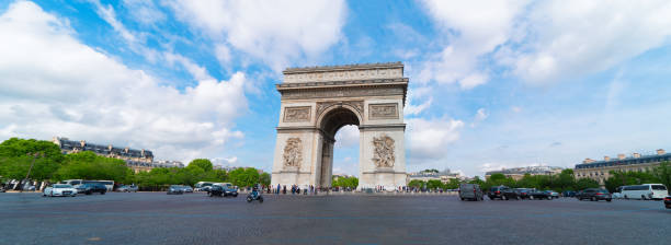 istock Arc de triomphe, Paris, France 1256524035