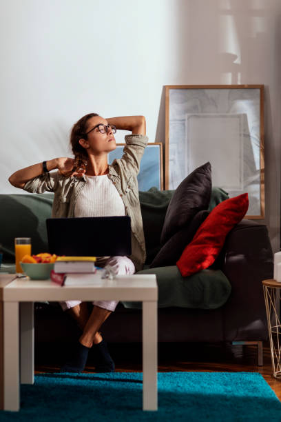 istock Enjoying her slow morning 1256527554