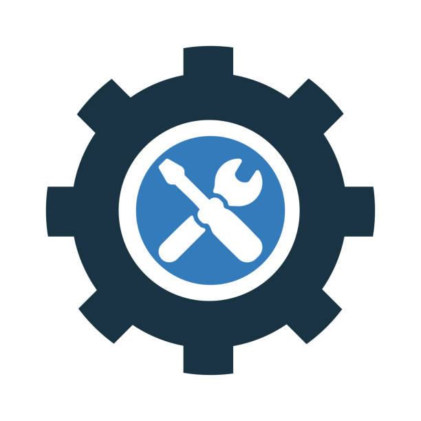 Maintenance, setting, repair icon design Maintenance, setting, repair icon. Beautiful, meticulously designed icon. Well organized and editable Vector for any uses. setting stock illustrations
