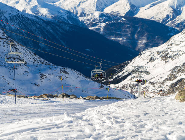 istock view of the snow-capped mountains 1256552229
