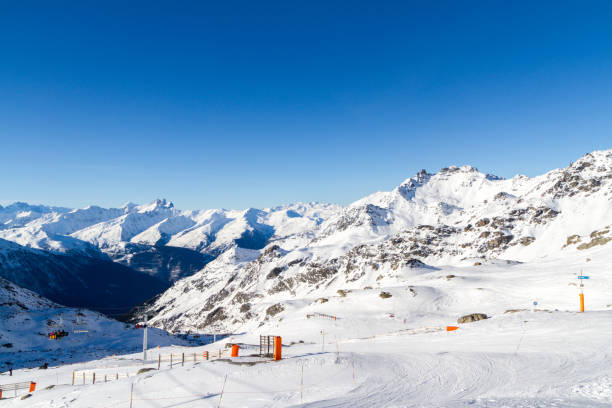 istock view of the snow-capped mountains 1256552252