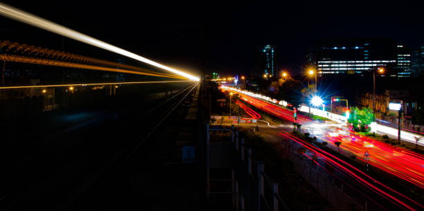 istock City Traffic Lights Long Exposure 1256554042