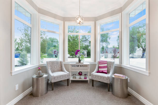 istock Nicely decorated reading nook in bedroom 1256564455