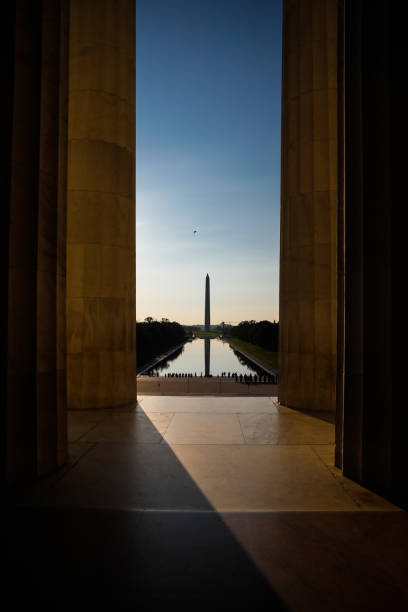 istock Washington Monument as seen from the Lincoln Memorial 1256572502