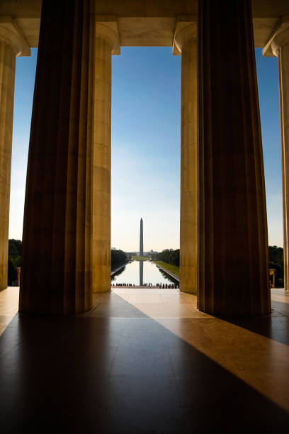 istock Washington Monument as seen from the Lincoln Memorial 1256572559