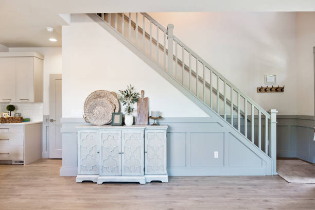 istock Front entrance to beautiful new townhome 1256576900