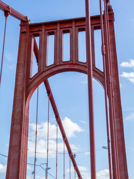 istock Hanging bridge of Necochea 1256576931