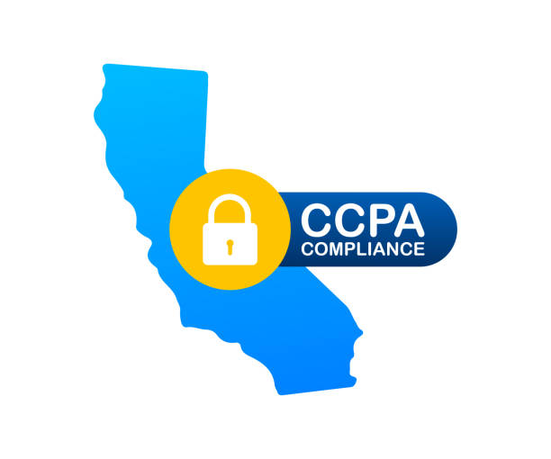 Ccpa, great design for any purposes. Security vector icon. Website information. Internet security. Data protection. Ccpa, great design for any purposes. Security vector icon. Website information. Internet security. Data protection human rights act stock illustrations