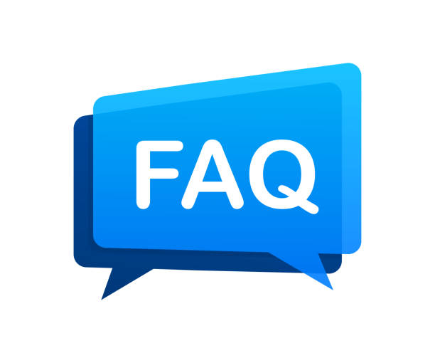 Frequently asked questions FAQ banner. Computer with question icons. Vector stock illustration. Frequently asked questions FAQ banner. Computer with question icons. Vector stock illustration q and a stock illustrations