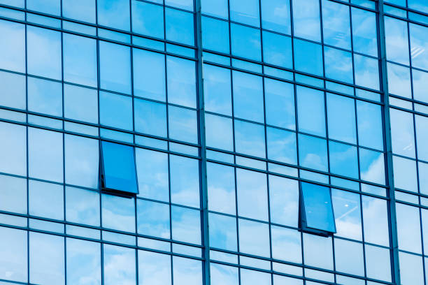istock Facade of modern building 1256591462