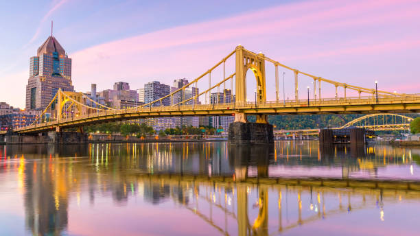 istock Pittsburgh city downtown skyline USA 1256613473