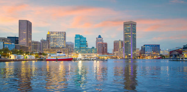 istock Baltimore city downtown skyline USA 1256613475