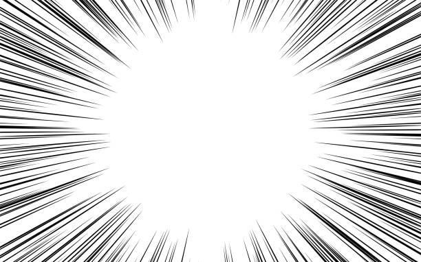 háttéranyag: egy egyszerű sűrű koncentrációs vonal illusztrációja - egyetlen vonal témájú stock illusztrációk